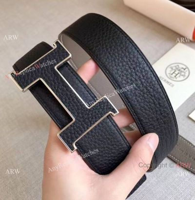 Replica HERMES Leather Belt - Double sided Belts